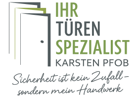 Ihr Türenspezialist · Karsten Pfob – Sicherheit ist kein Zufall, sondern mein Handwerk